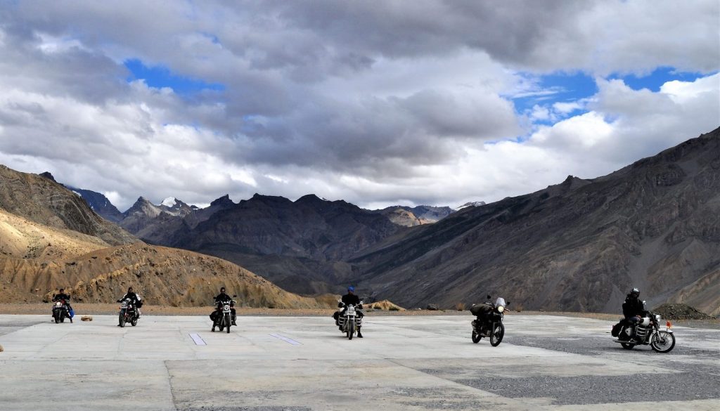 aventure à moto
